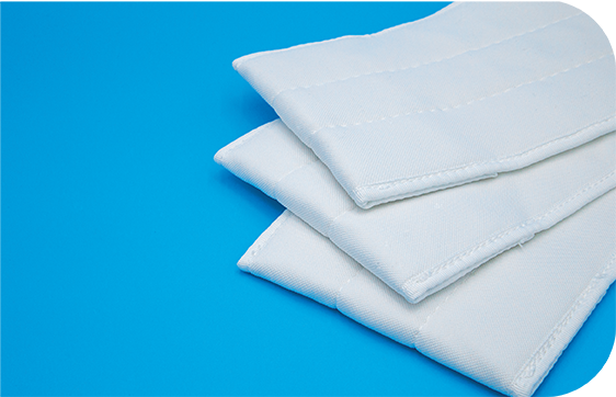 Medium Weight Disposable Dry Sterile Microfiber Mops for Aseptic Use